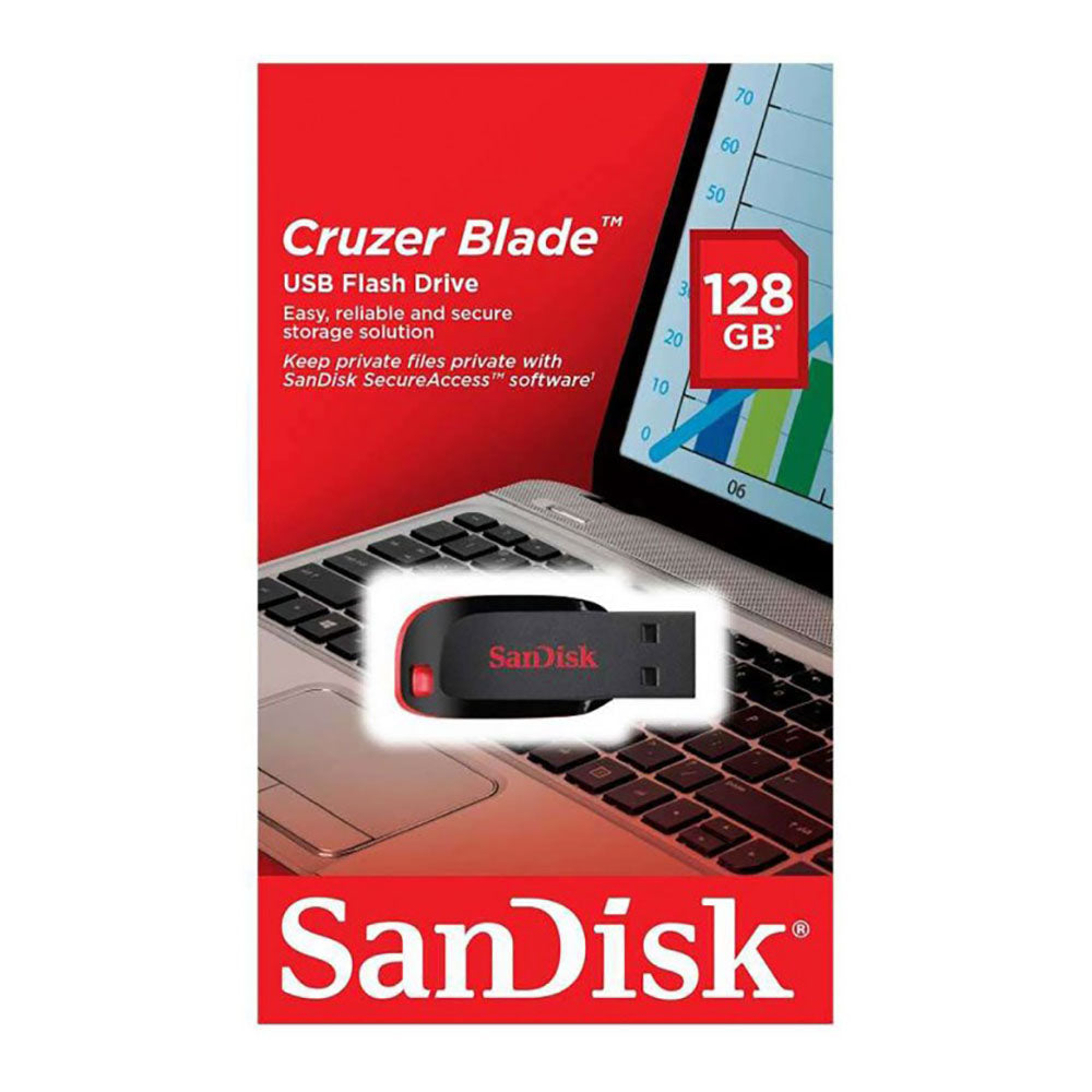 Sandisk Cruzer Blade 2.0 Flashdrive 128GB (4627349930084) Sandisk Cruzer Blade 2.0 Flashdrive 128GB (4627349930084)